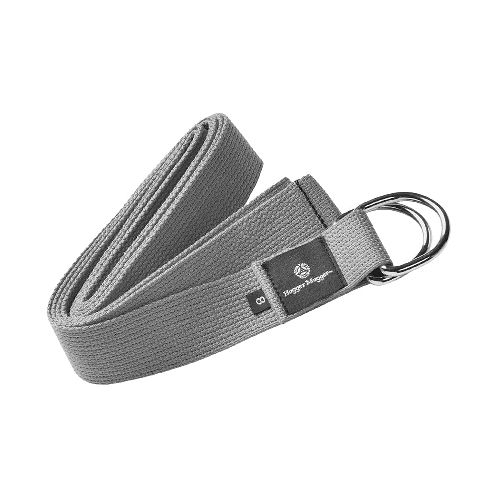 8 FOOT YOGA STRAP | GRAY