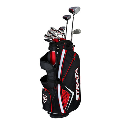 Callaway Golf Strata Plus 14 Pc Set Golf Clubs in Red Color