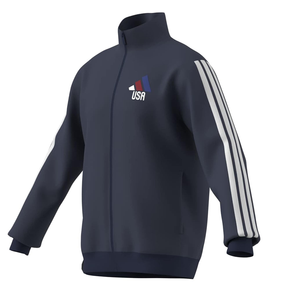 Adidas Usa Olp Track Jkt Fan Apparel in Blue Color