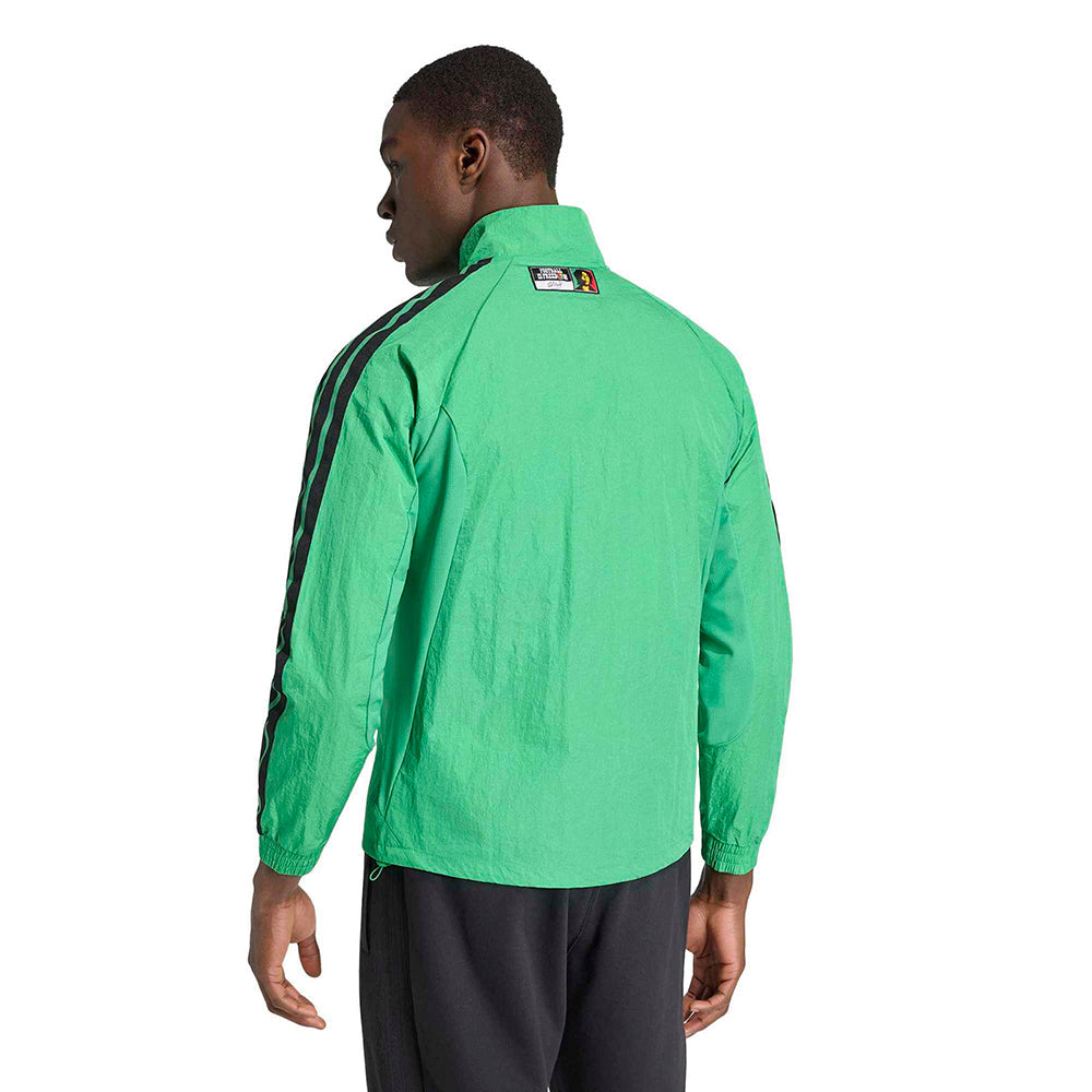 Adidas Jamaica Anthem Jkt Fan Apparel in Green Color