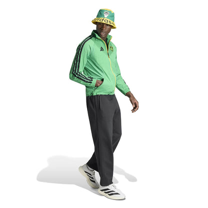 Adidas Jamaica Anthem Jkt Fan Apparel in Green Color