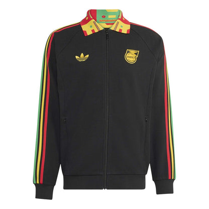 Adidas Jamaica away Oc Jkt Fan Apparel in Black Color