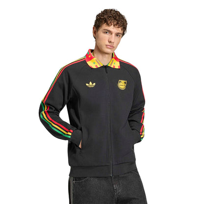 Adidas Jamaica away Oc Jkt Fan Apparel in Black Color