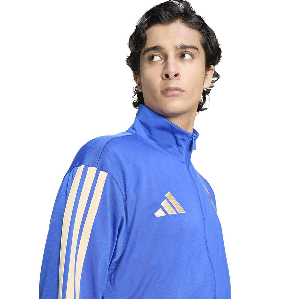Adidas Figc DNA Tt Fan Apparel in Blue Color