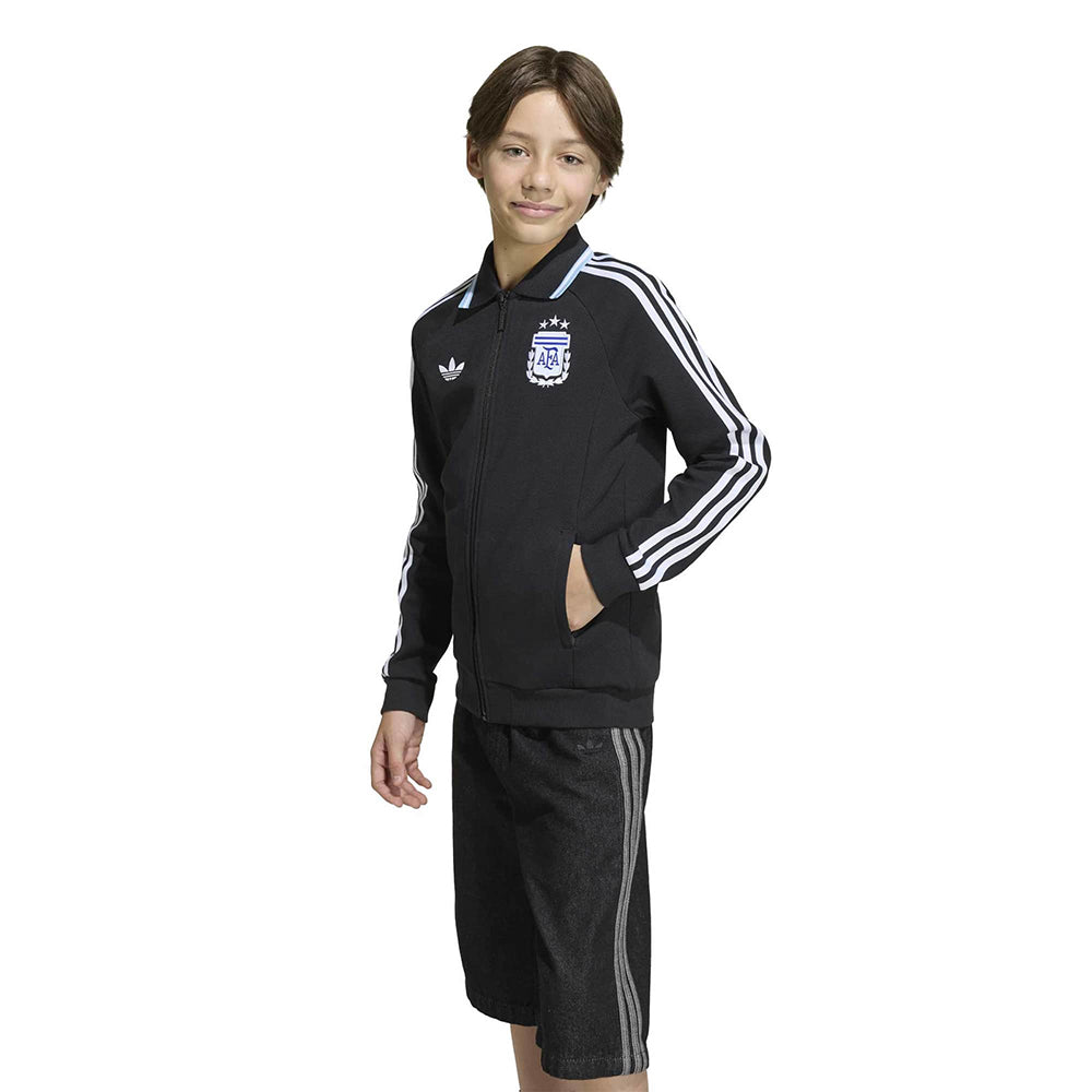 Adidas Argentina away Og Jkt Fan Apparel in Black Color