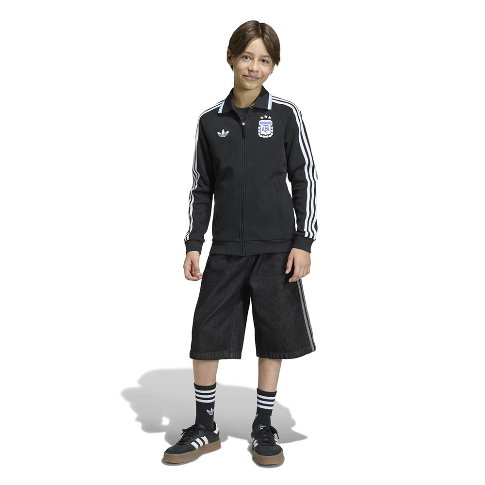 Adidas Argentina away Og Jkt Fan Apparel in Black Color