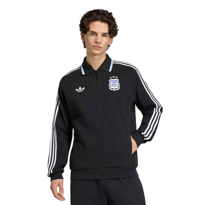 Adidas Argentina away Og Jkt Fan Apparel in Black Color