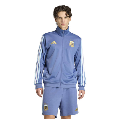 Adidas Argentina DNA Tt Jkt Fan Apparel in Blue Color