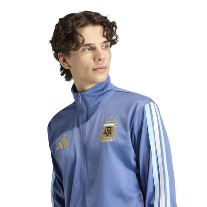 Adidas Argentina DNA Tt Jkt Fan Apparel in Blue Color