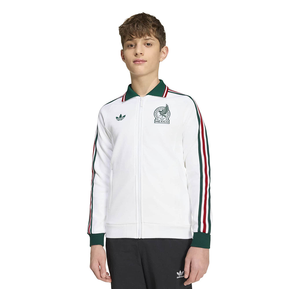 Adidas Mexico away Og Jkt Fan Apparel in White Color