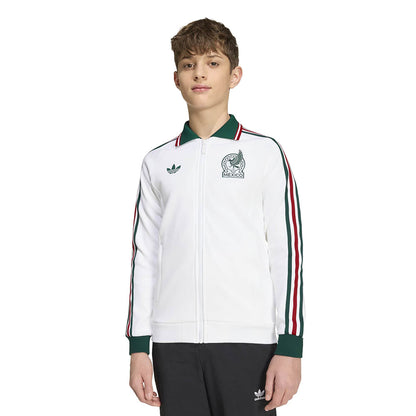 Adidas Mexico away Og Jkt Fan Apparel in White Color