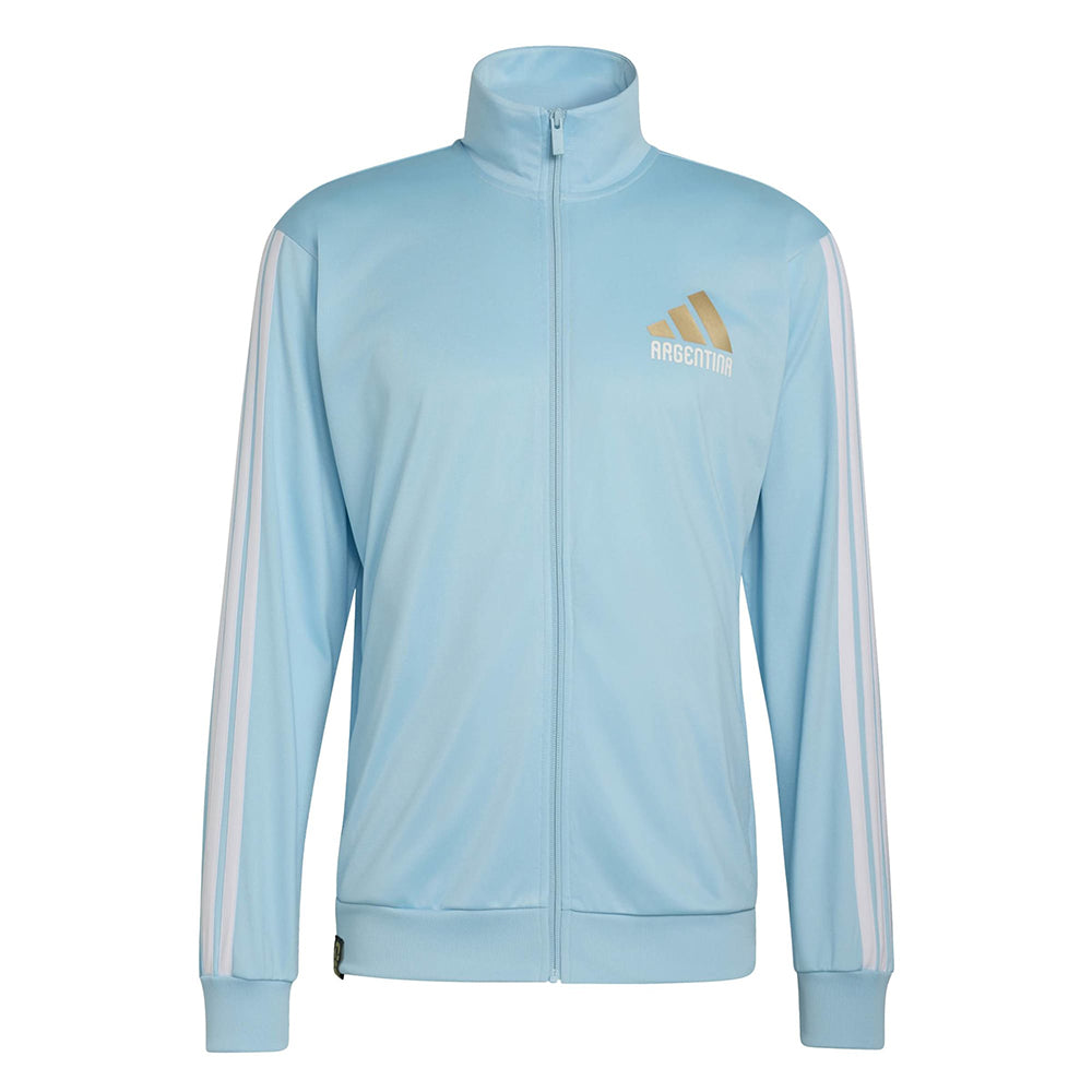 Adidas Arentina Olp Track Jkt Fan Apparel in Blue Color