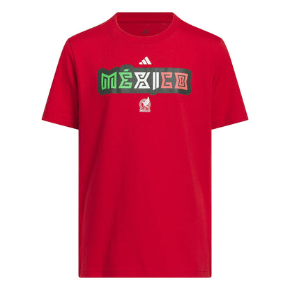 Adidas Mexico Hjh Wc26 T Fan Apparel in Red Color