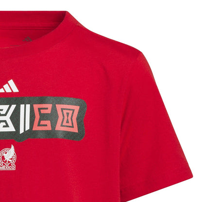 Adidas Mexico Hjh Wc26 T Fan Apparel in Red Color