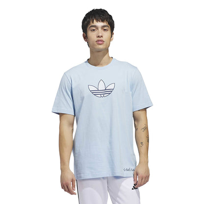 Adidas Italia away Wc T Fan Apparel in Blue Color