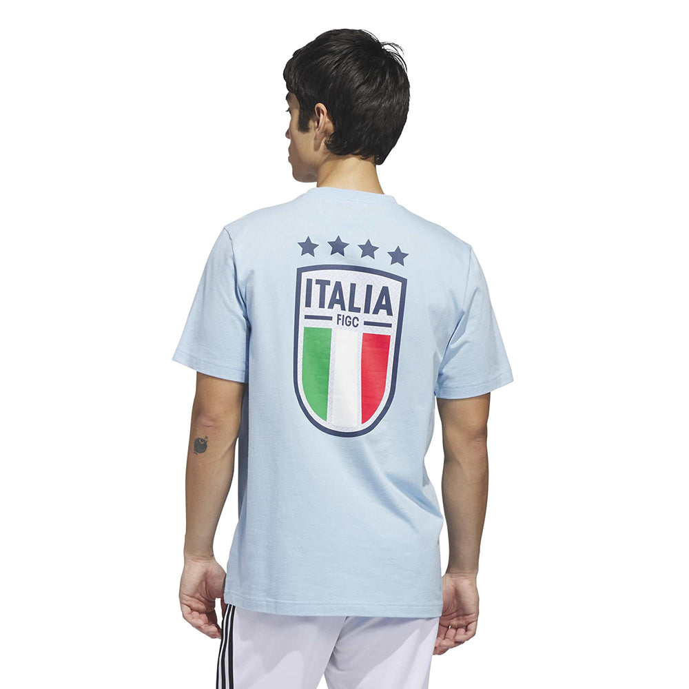Adidas Italia away Wc T Fan Apparel in Blue Color