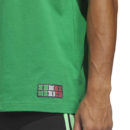 Adidas Mexico Wc26 T Fan Apparel in Green Color