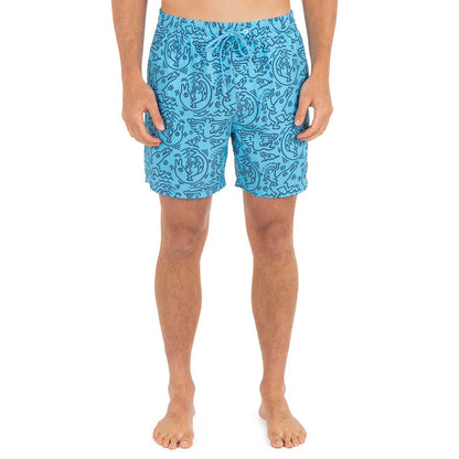 Hurley Kh 17 Cannonball Volly Swimsuits in Blue Color