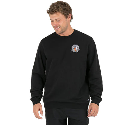 Hurley Keith Haring Crew Tops in Blue Color