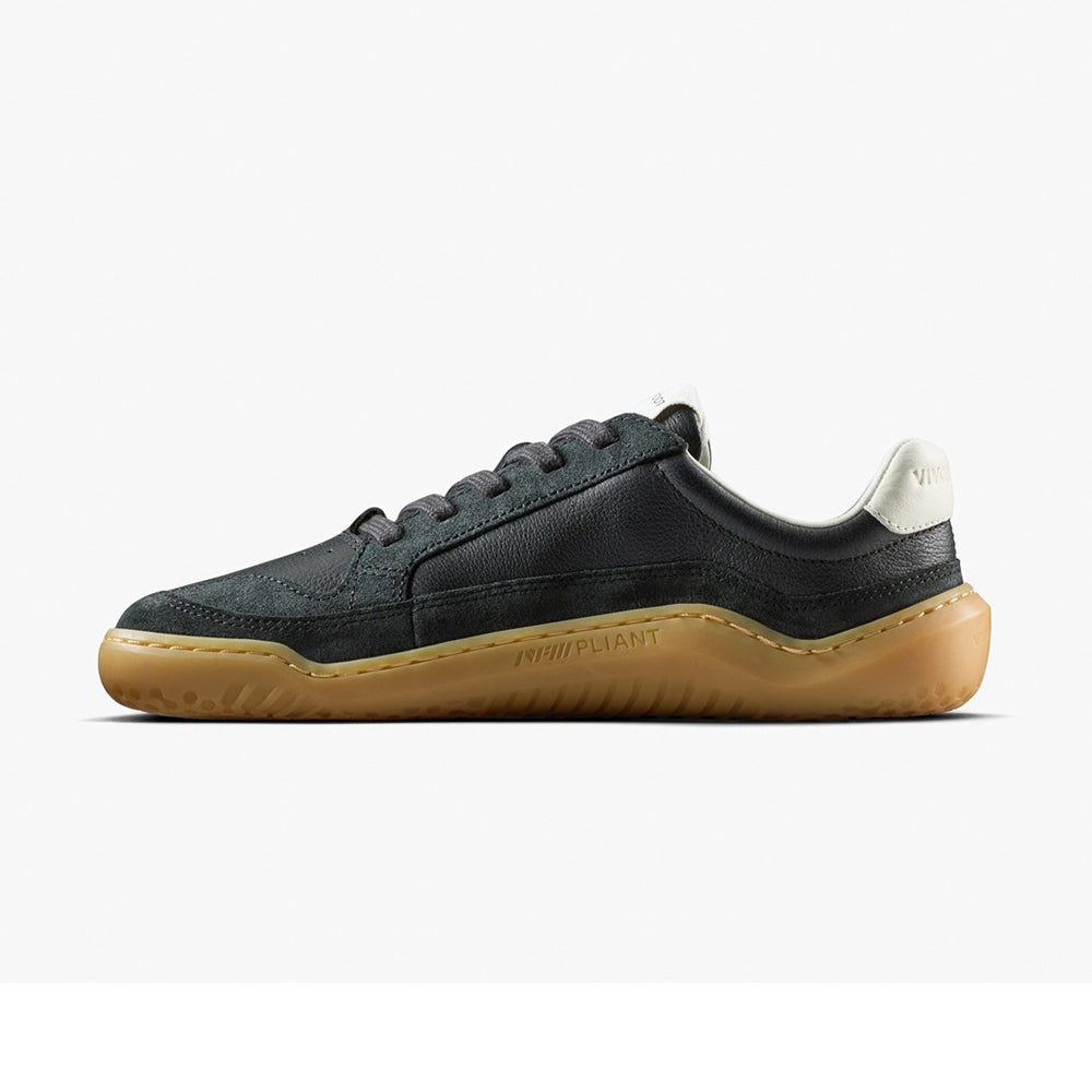 Vivobarefoot Gobi III Sneaker Leather Casual Shoes in Black Color