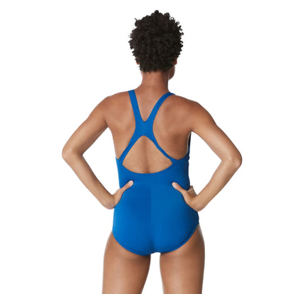Speedo Ultra Back one piece Swimsuits in Blue Color
