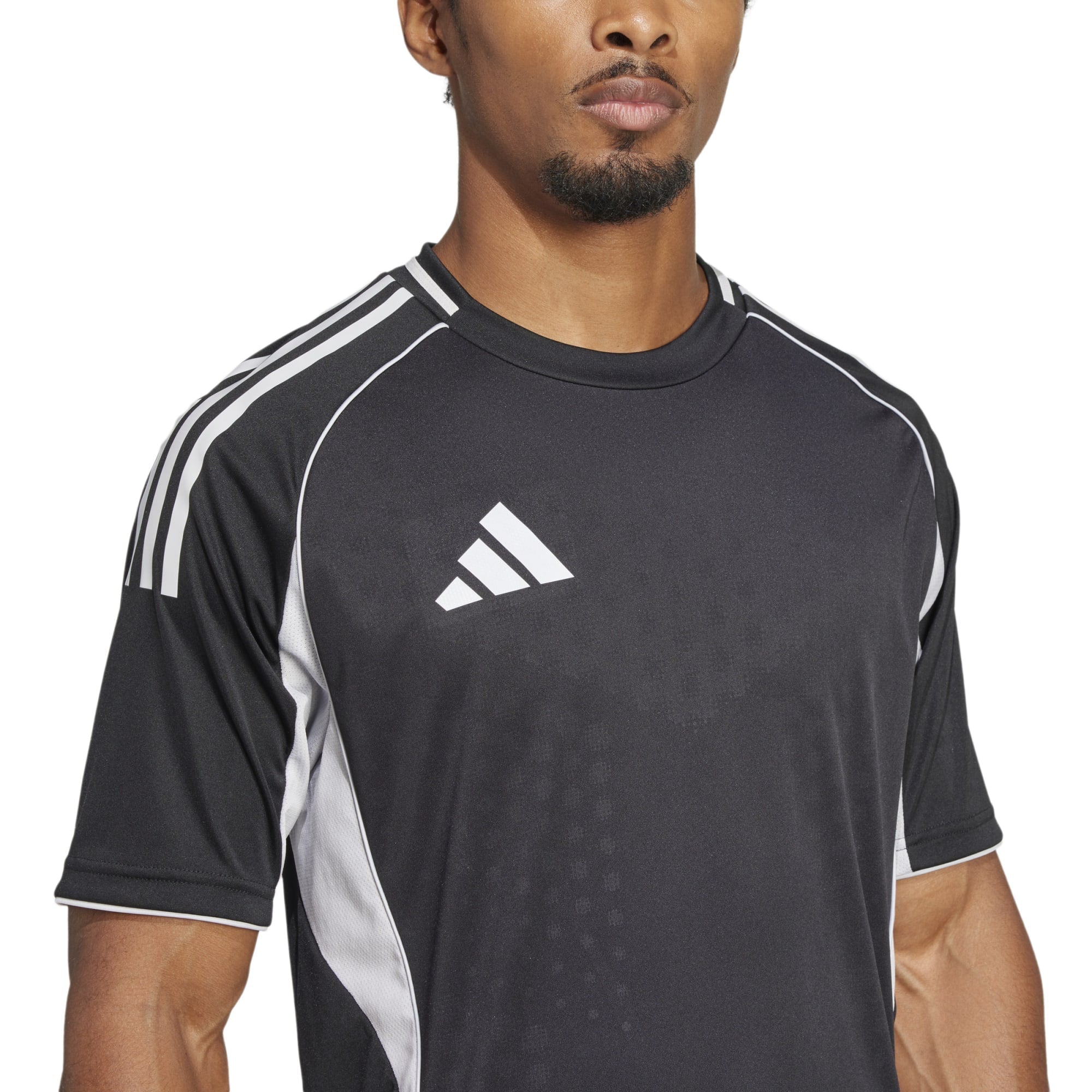 Adidas Tiro25 short sleeve Jersey Tops in Black Color