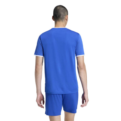 Adidas Entrada26 Gfx Jersey Tops in Blue Color