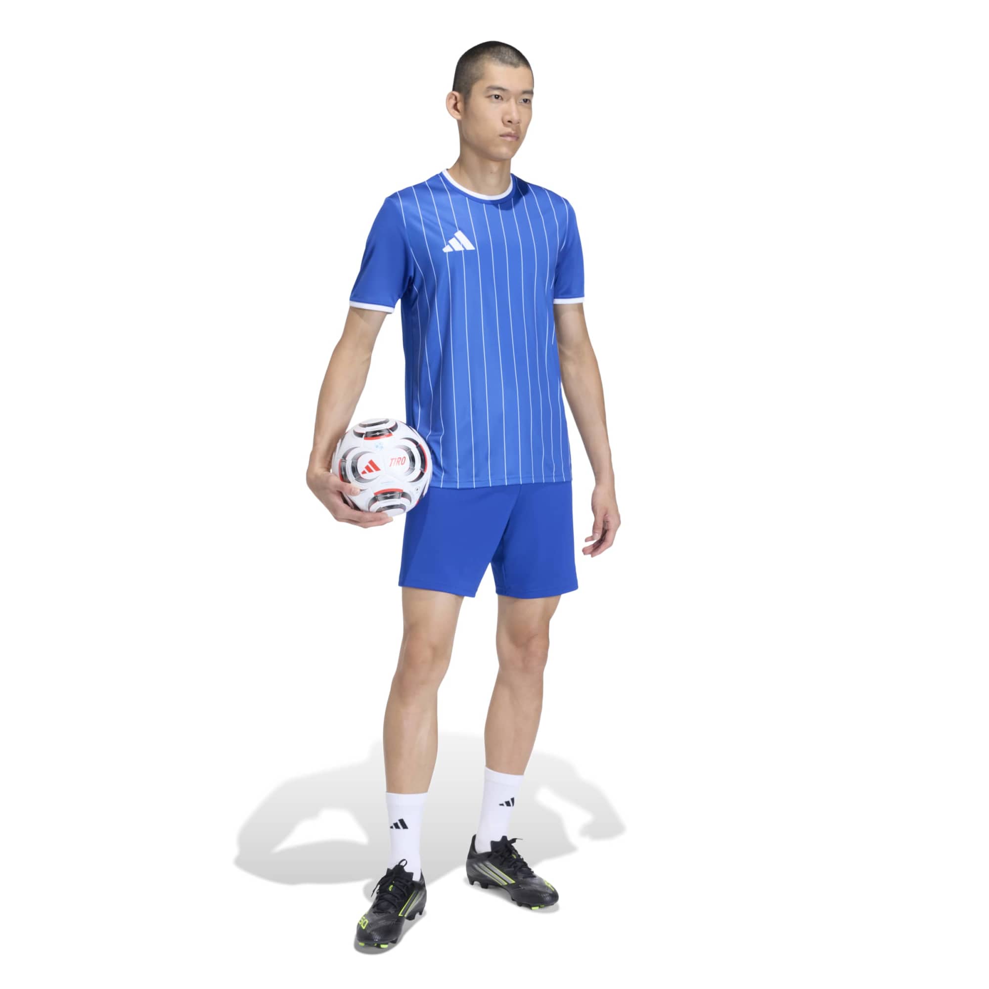 Adidas Entrada26 Gfx Jersey Tops in Blue Color