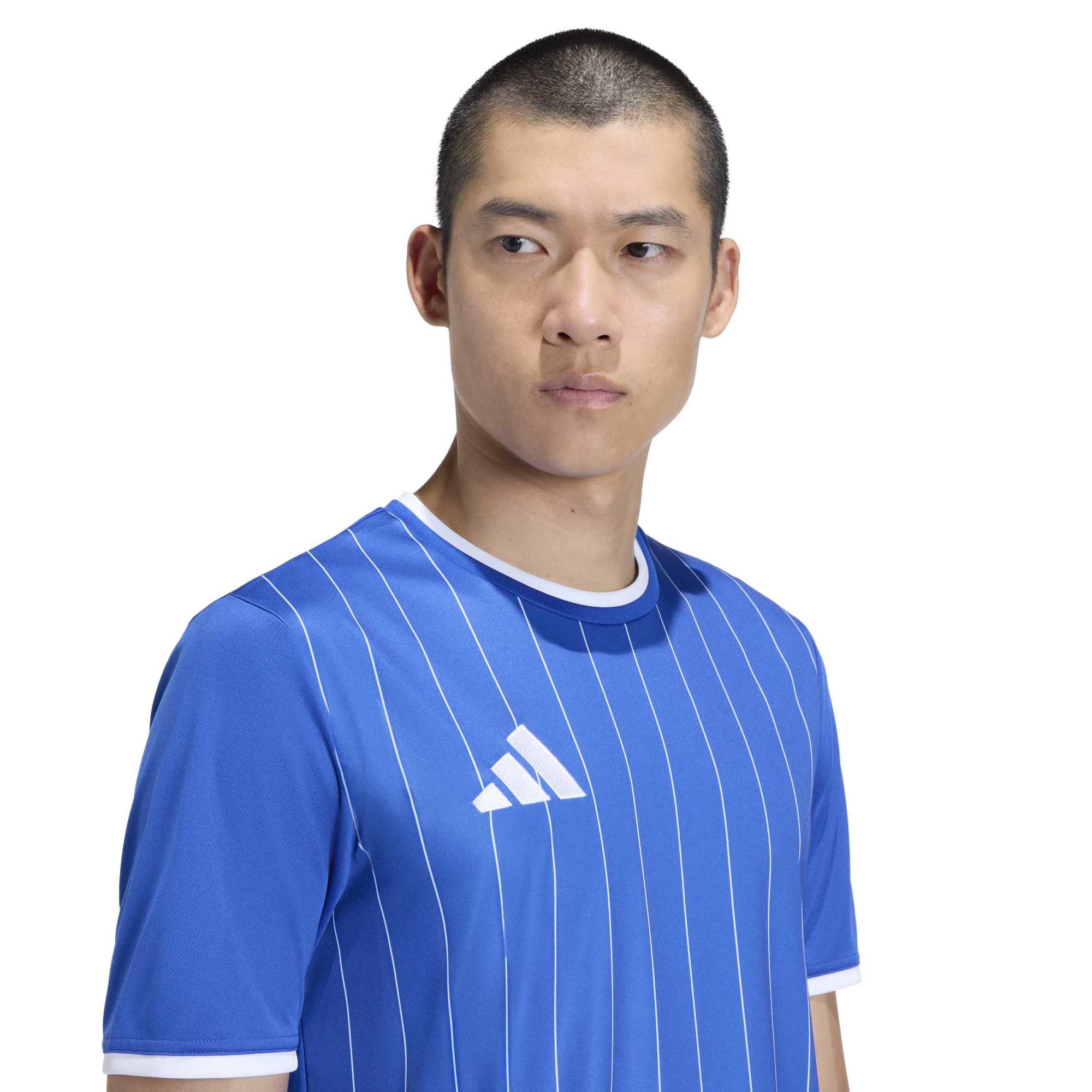 Adidas Entrada26 Gfx Jersey Tops in Blue Color