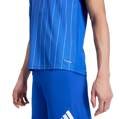 Adidas Entrada26 Gfx Jersey Tops in Blue Color