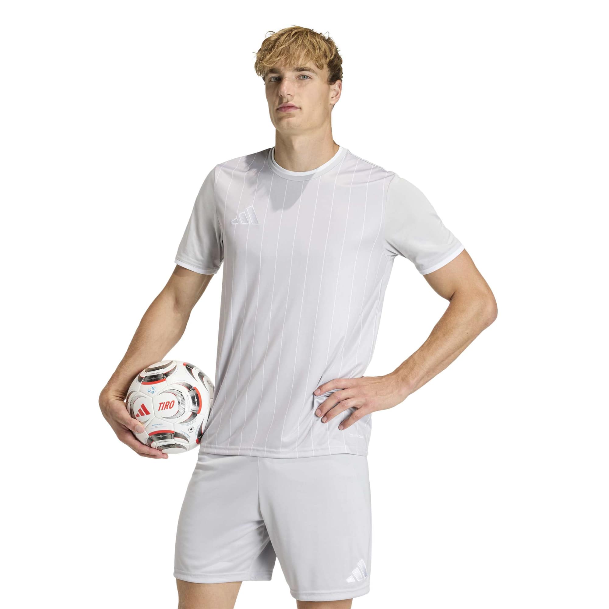Adidas Entrada26 Gfx Jersey Tops in Grey Color