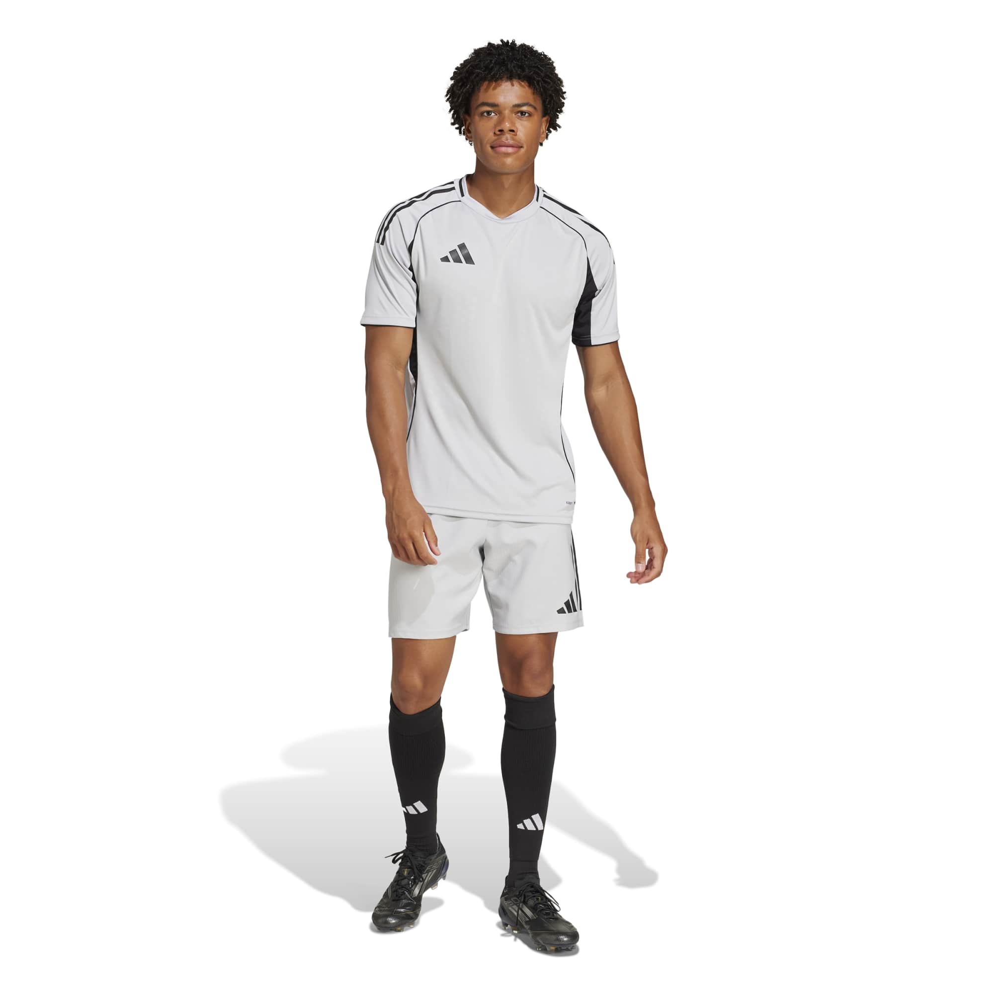 Adidas Tiro25 Jersey Tops in Grey Color
