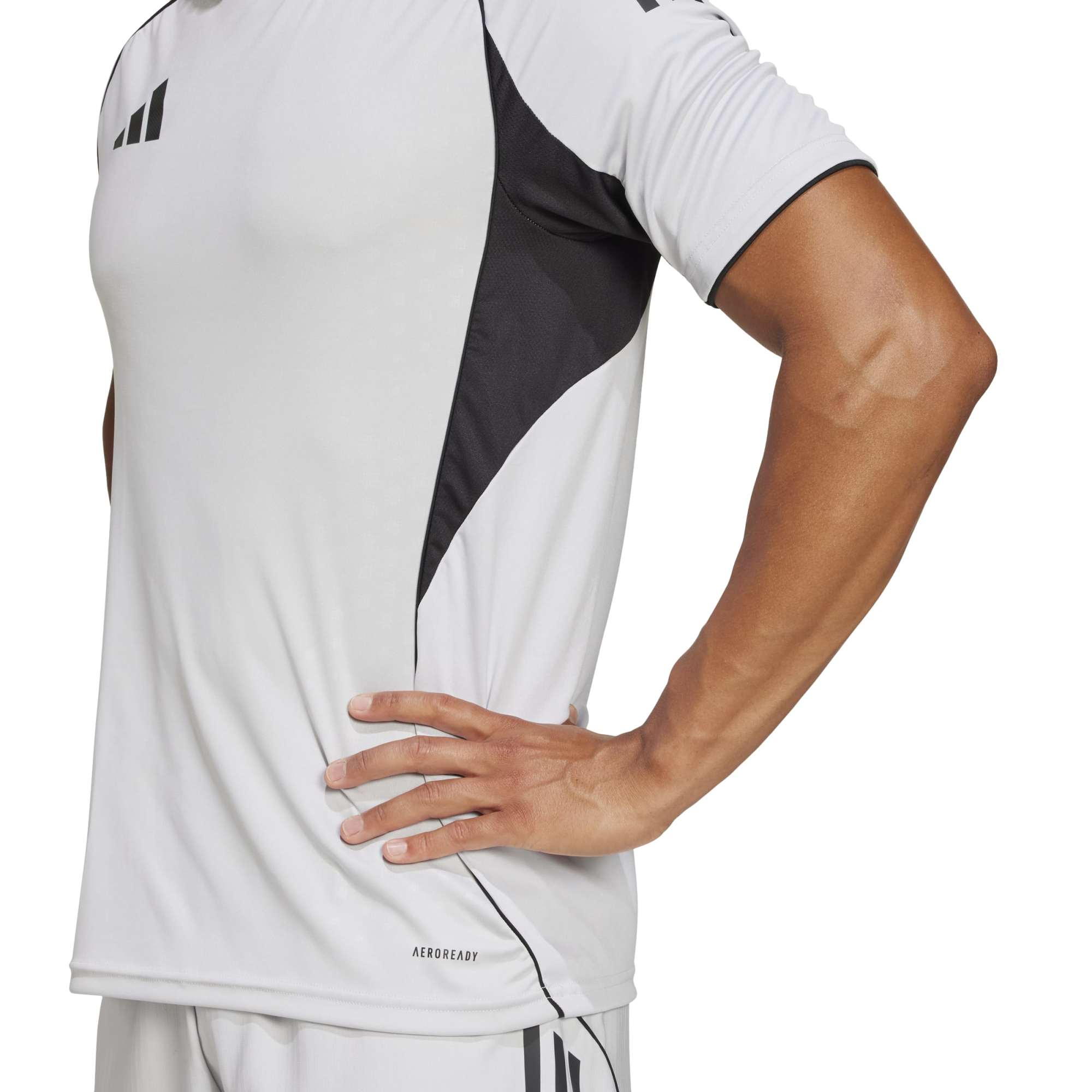 Adidas Tiro25 Jersey Tops in Grey Color
