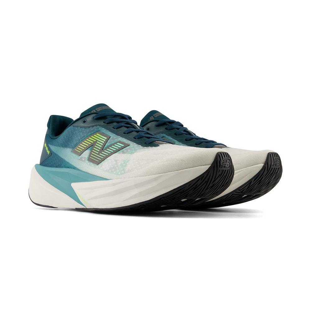 New Balance M FuelCell Rebel V5 Running Shoes in Green Color