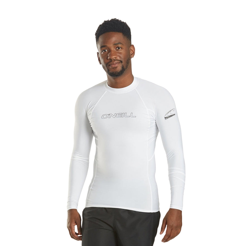 SKINS L/S CREW | 025 WHITE