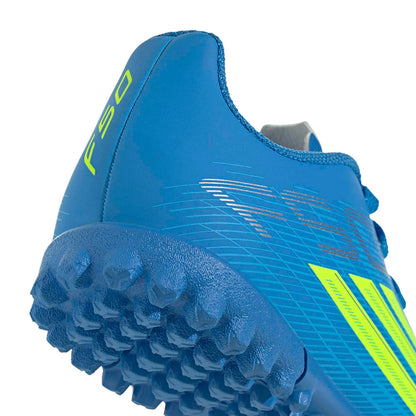 Adidas F50 Club TF Turf Cleats in Blue Color