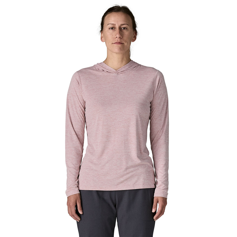 Patagonia W'S capilene cool daily Hoody Pullover in Purple Color