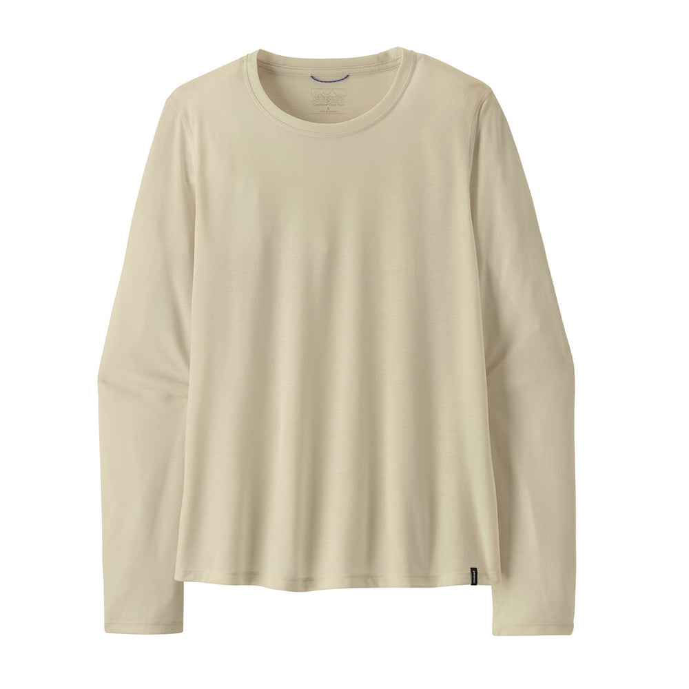 Patagonia W'S L/S Cap Cool Trail S Tops in White Color