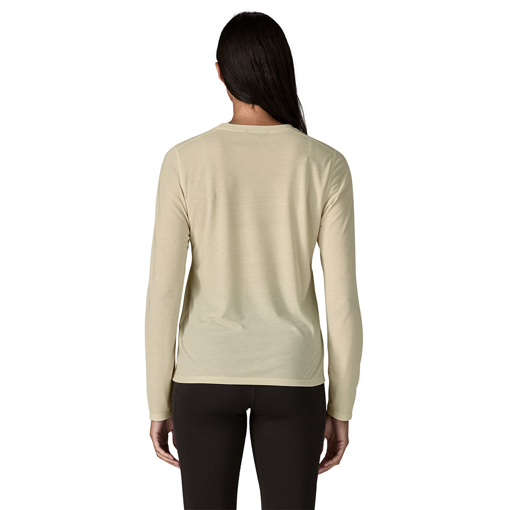 Patagonia W'S L/S Cap Cool Trail S Tops in White Color