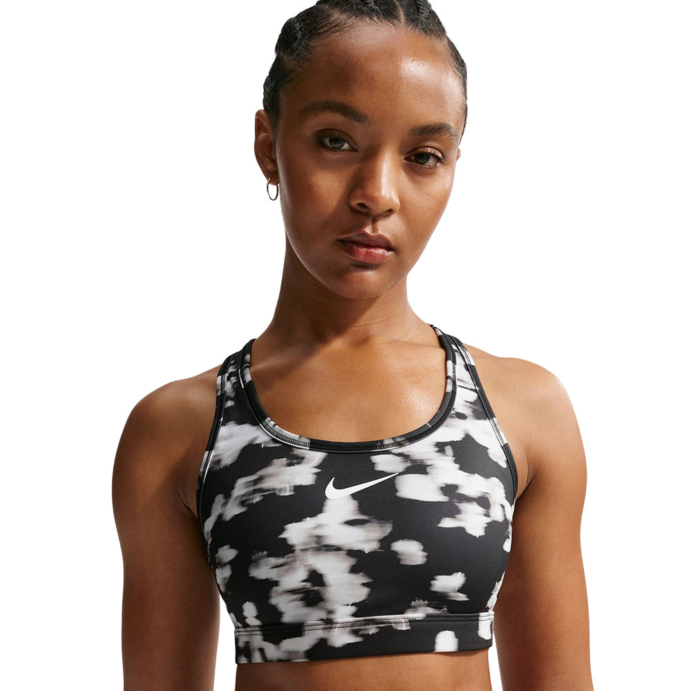 Nike W Swoosh Ms Padded Bra Sports Bras in Black Color