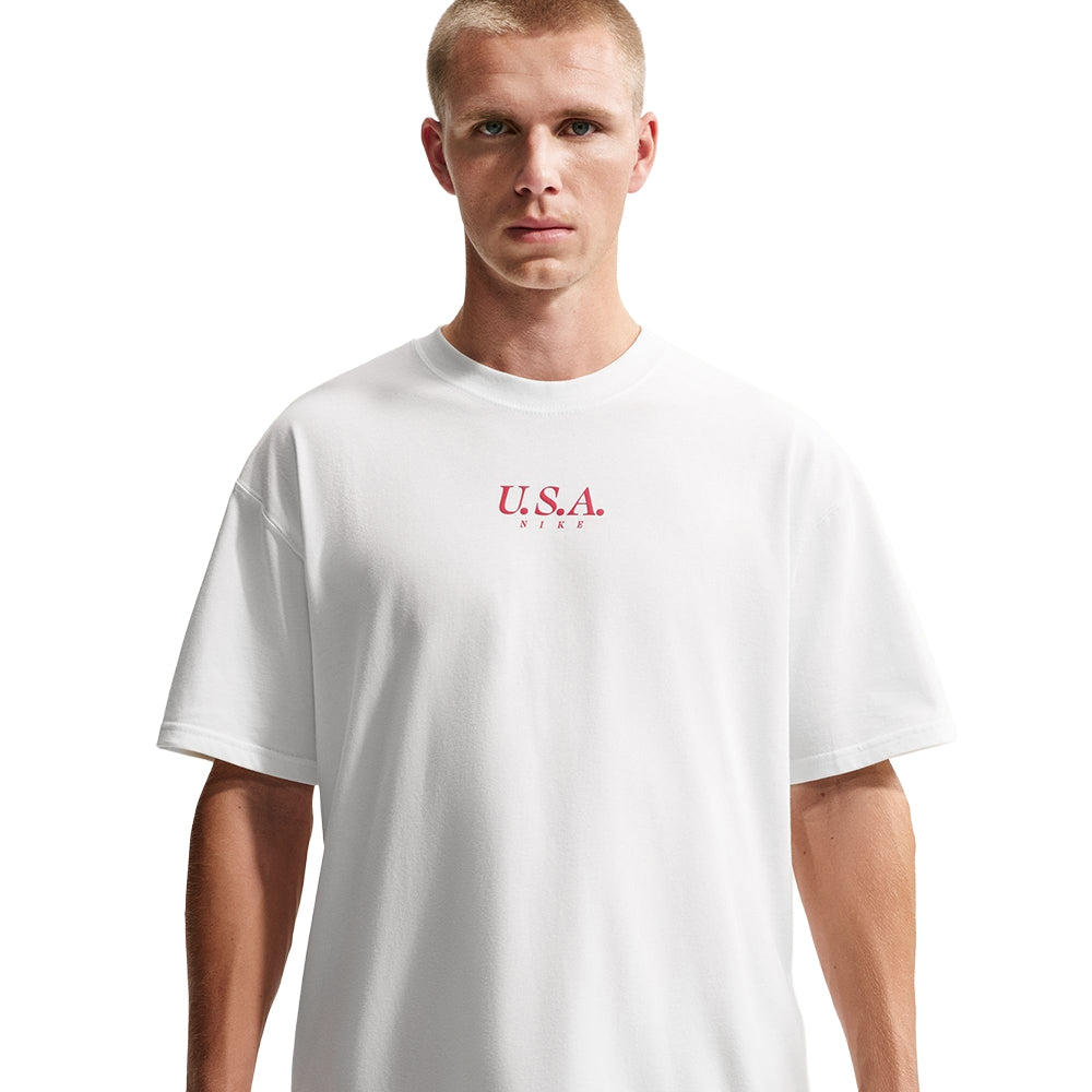 Nike Usmnt short sleeve Fan Apparel in White Color