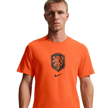 Nike Netherlands Soccer T Fan Apparel in Orange Color
