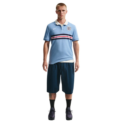 Nike England Polo Fan Apparel in Blue Color