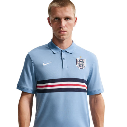 Nike England Polo Fan Apparel in Blue Color
