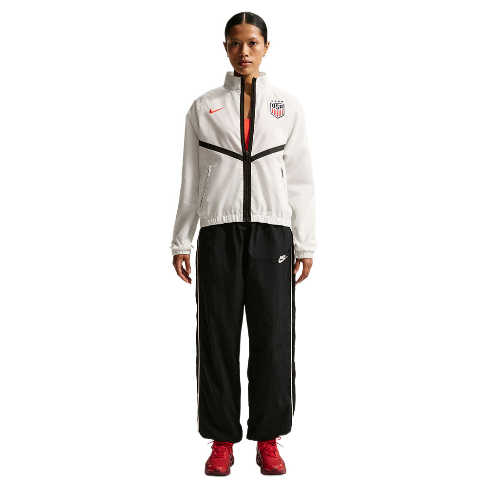 Nike Usmnt Anthem Jkt Fan Apparel in White Color