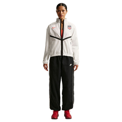 Nike Usmnt Anthem Jkt Fan Apparel in White Color
