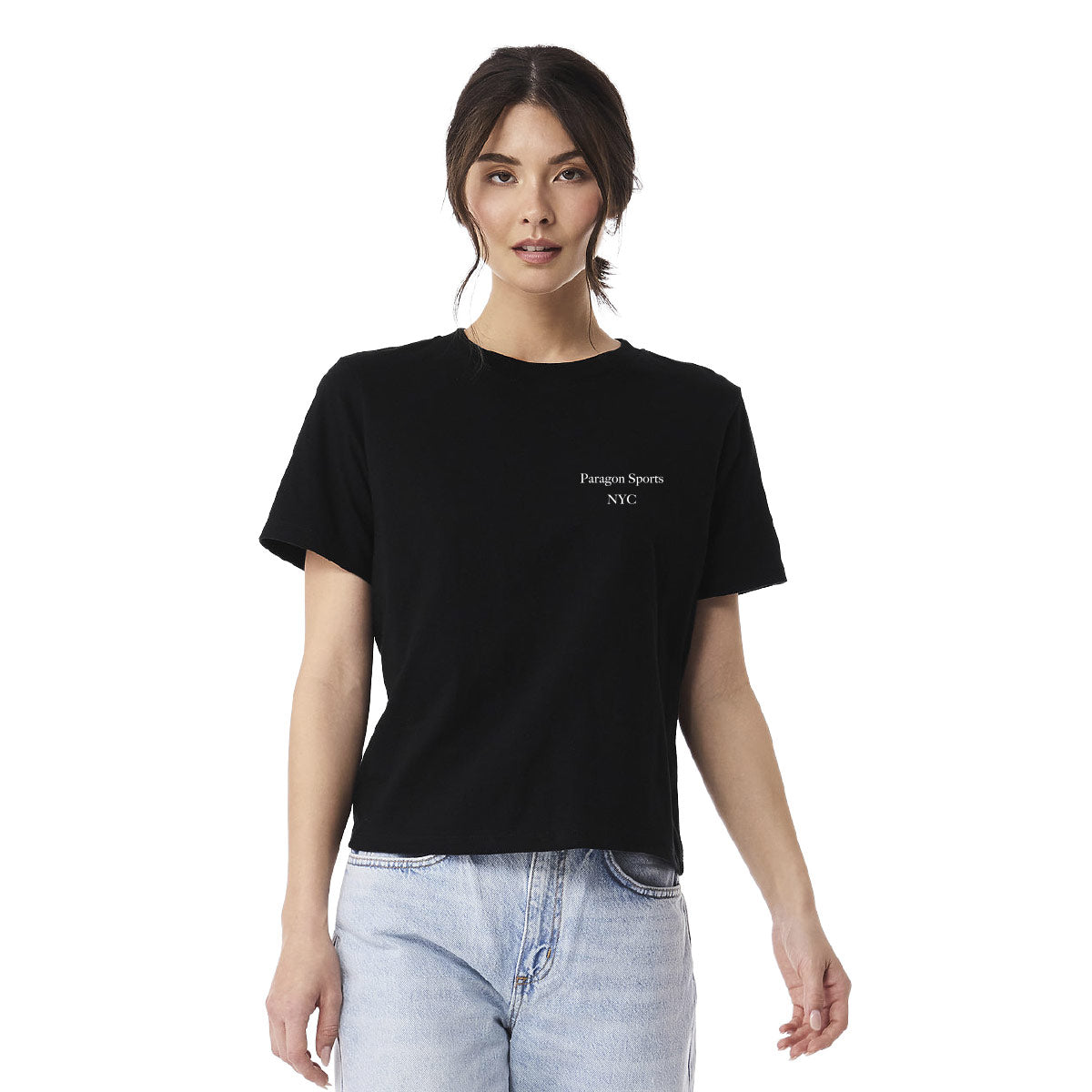 Paragon Sports Paragon Womens Pocketscri Tops in Black Color