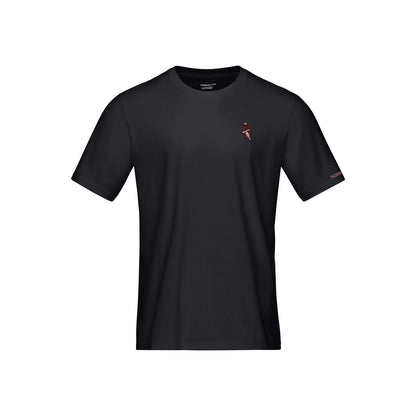 COTTON ACTIVITY TEE | 7718CAVIAR