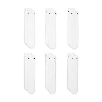 Nike 6Pk Ed Cushioned Crew So Socks in White Color