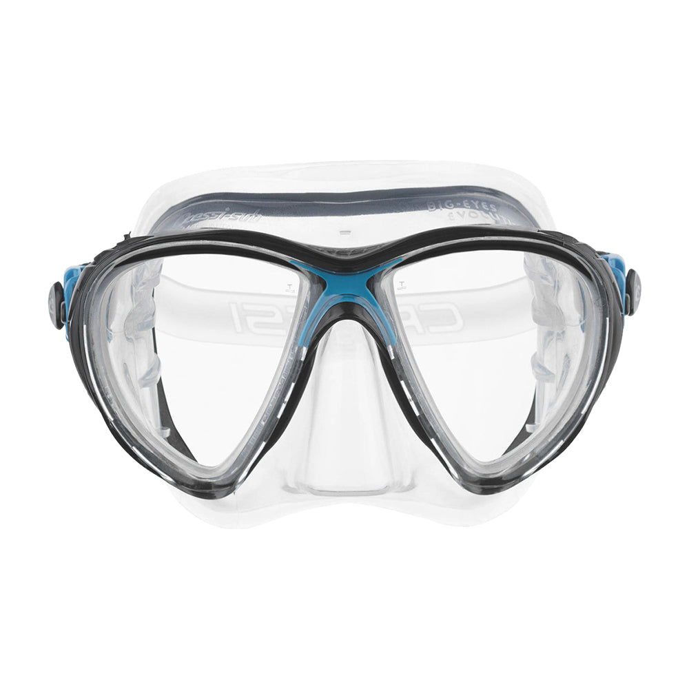 Cressi Big Eyes Evolution Scuba Goggles in Clear Color